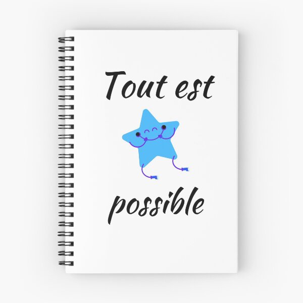 Item preview, Anything is possible - popular french quotes theme gifts (in white) designed and sold by RebelliousRosee.