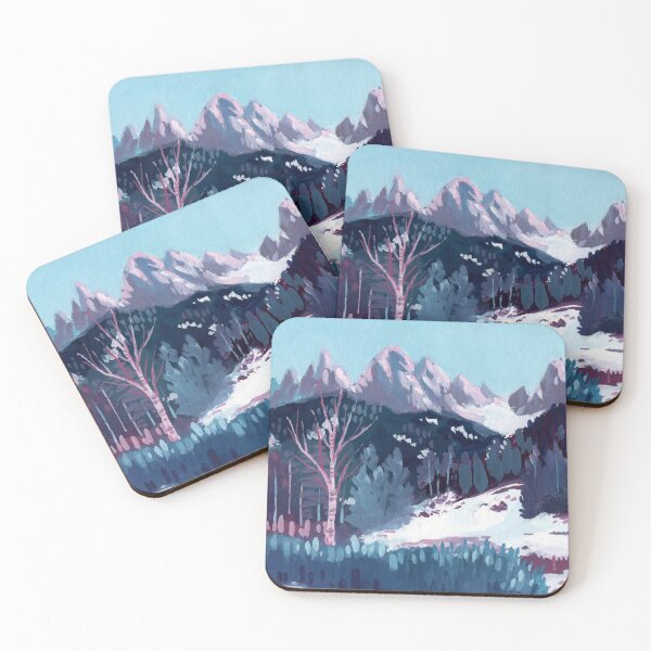 Item preview, April Snow - Abstract Landscape #6 designed and sold by ShaMiLaB.