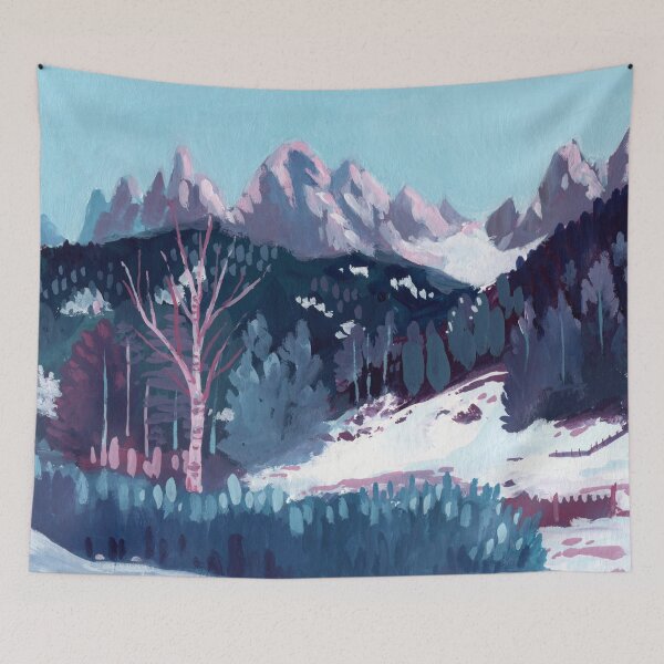Item preview, April Snow - Abstract Landscape #6 designed and sold by ShaMiLaB.