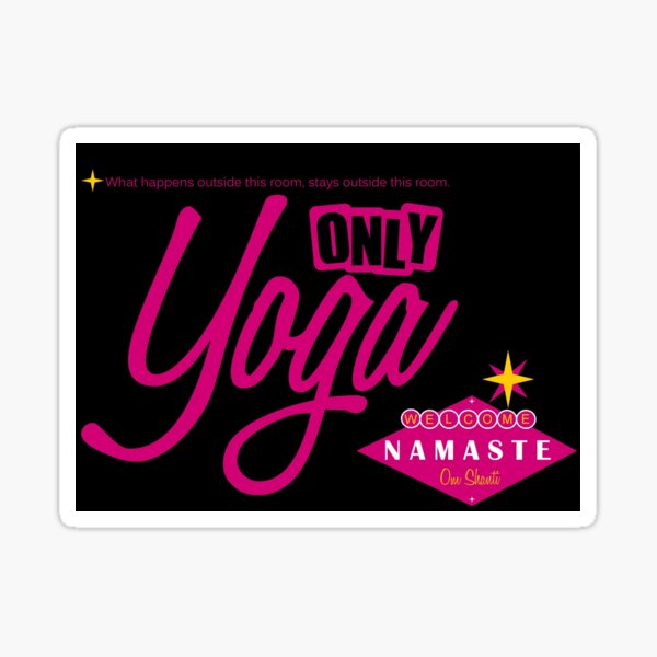 Only Yoga Sticker