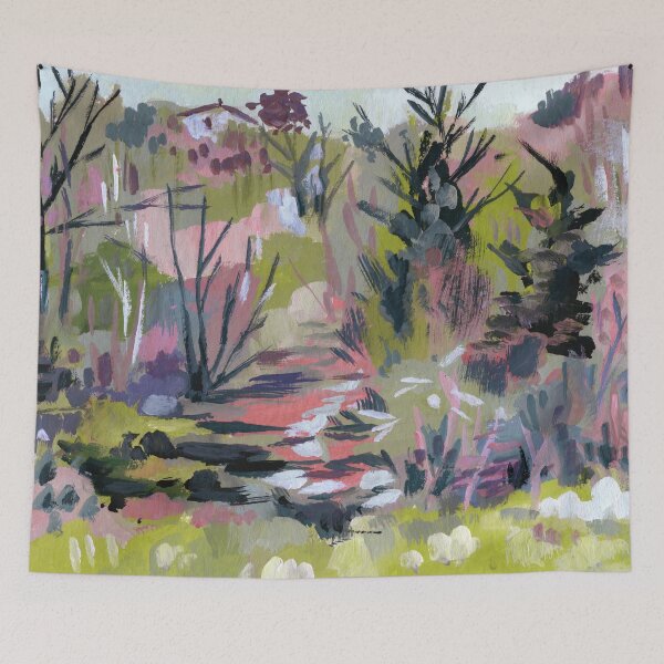 Item preview, Dive in the green - Abstract Landscape #7 designed and sold by ShaMiLaB.