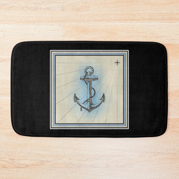 Item preview, Vintage Boat Anchor Illustration Drawing Birthday Gift designed and sold by GBDesigner.