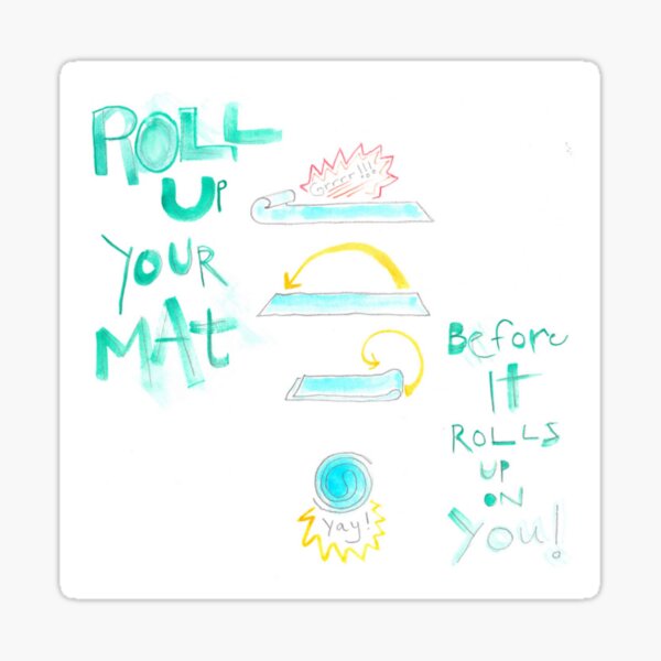 Yoga Mat Sticker