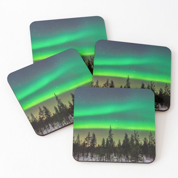 Item preview, sky full of northern lights leaves magnetic auroa designed and sold by ImRotem.