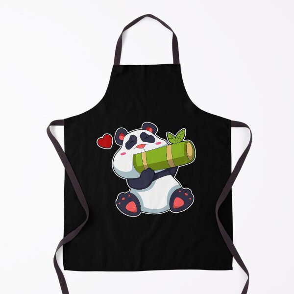 Item preview, Panda with Bamboo & Heart designed and sold by Snabdesign84.