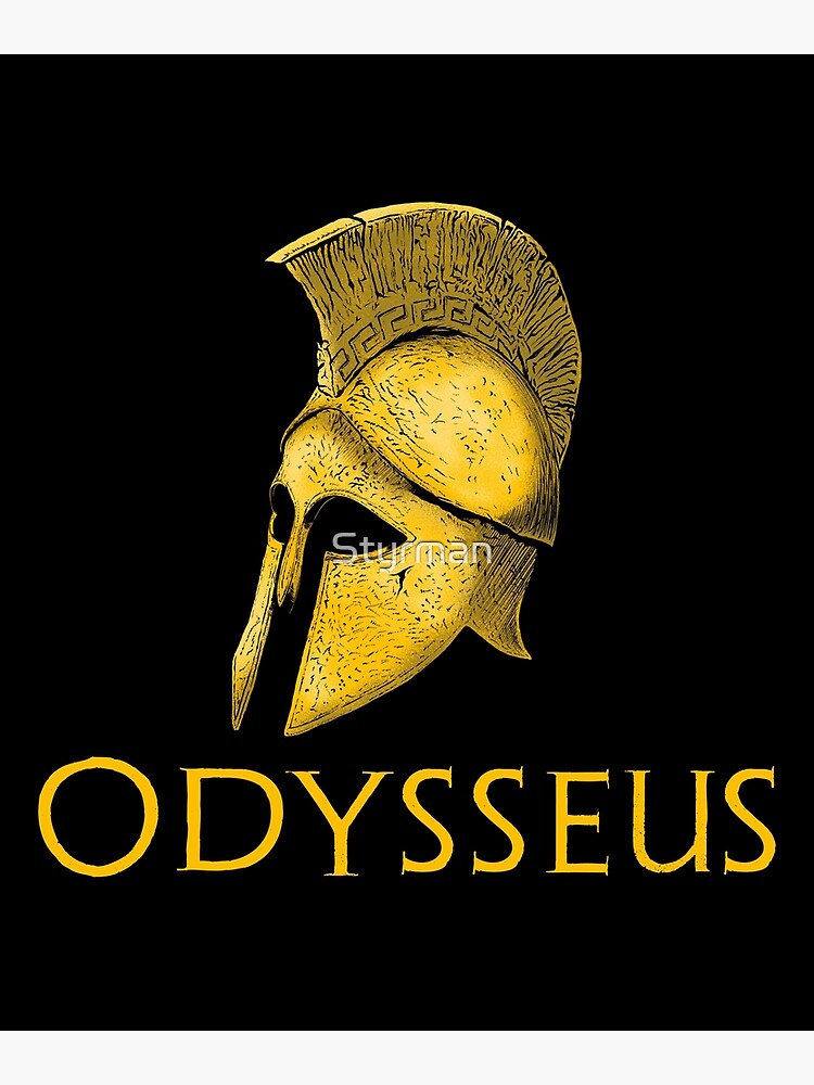 Disover Odysseus - Bronze Age Ancient Greek Mythology - Trojan War Premium Matte Vertical Poster