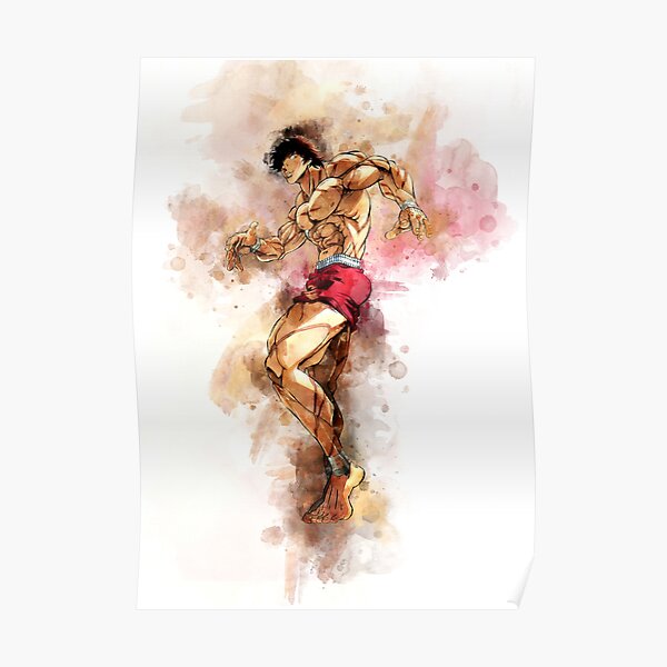 Baki - Anime * aquarelle * Poster