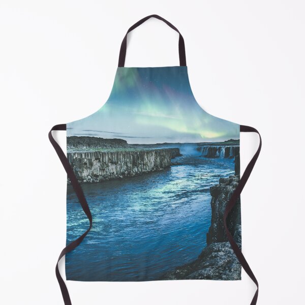 Item preview, phenomenon lake between mountains below northern lighs designed and sold by ImRotem.