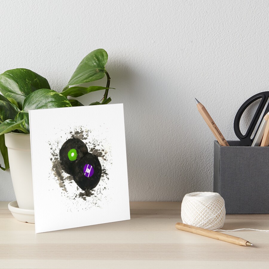 "Tommyinnit's music discs watercolor painting" Art Board Print for Sale