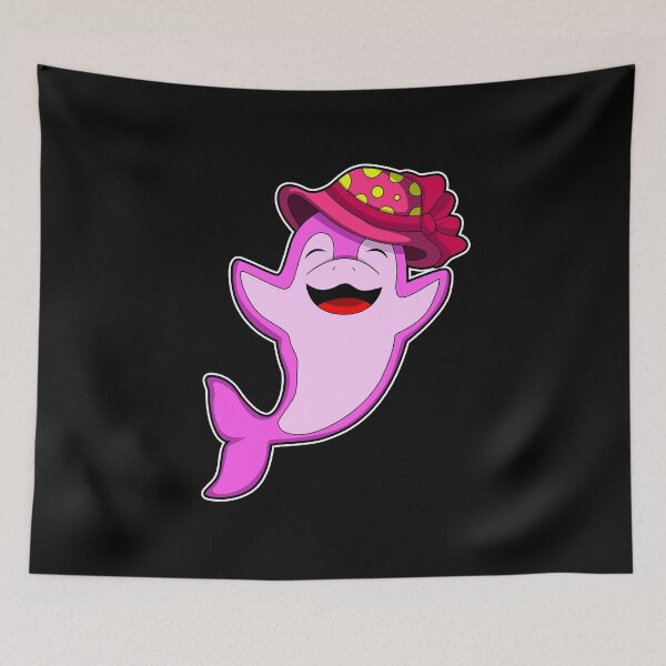 Item preview, Dolphin with red Hat designed and sold by Snabdesign84.