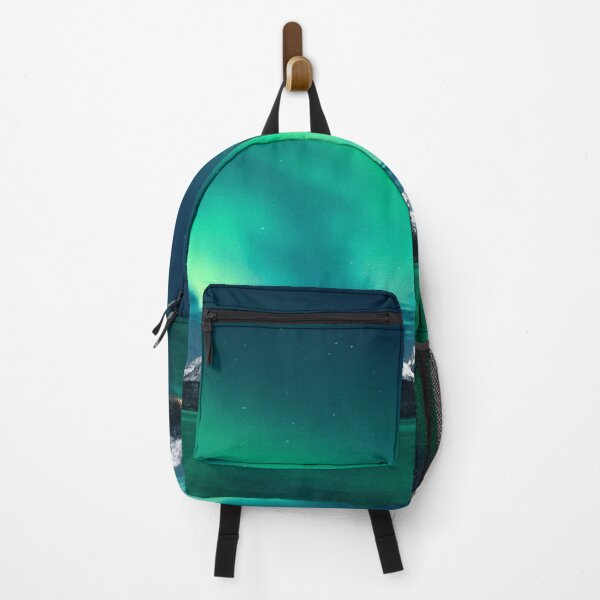 Item preview, northern lighs sky above snowed mountains with a phenomenon sea designed and sold by ImRotem.