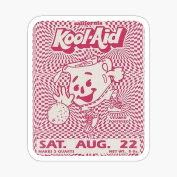 Kool Aid 90's Rave Flyer Sticker