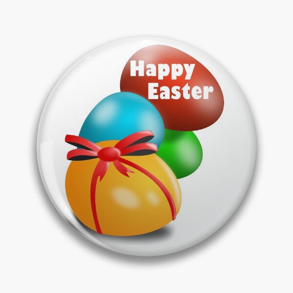 Item preview, Colorful 4 Happy Easter Eggs  designed and sold by TigsArts.