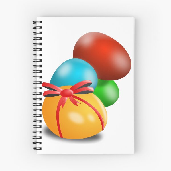Item preview, Colorful 4 Happy Easter Eggs  designed and sold by TigsArts.