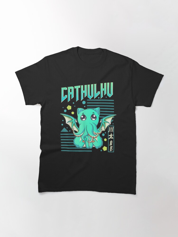 Discover Camiseta Gato Cathulhu Lindo Divertido para Hombre Mujer