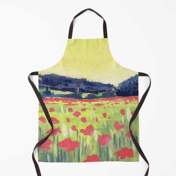 Item preview, Happy Poppies - Abstract Landscape #10 designed and sold by ShaMiLaB.