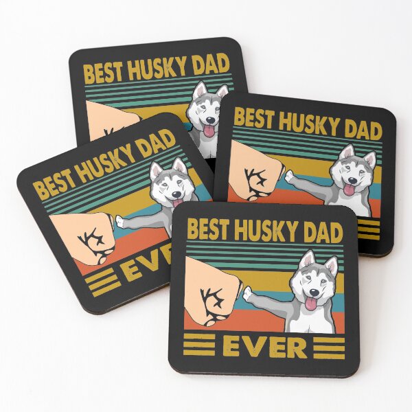 Item preview, Best Husky Dad Ever Husky Dog Lover Husky Owner designed and sold by honeyandcotton.