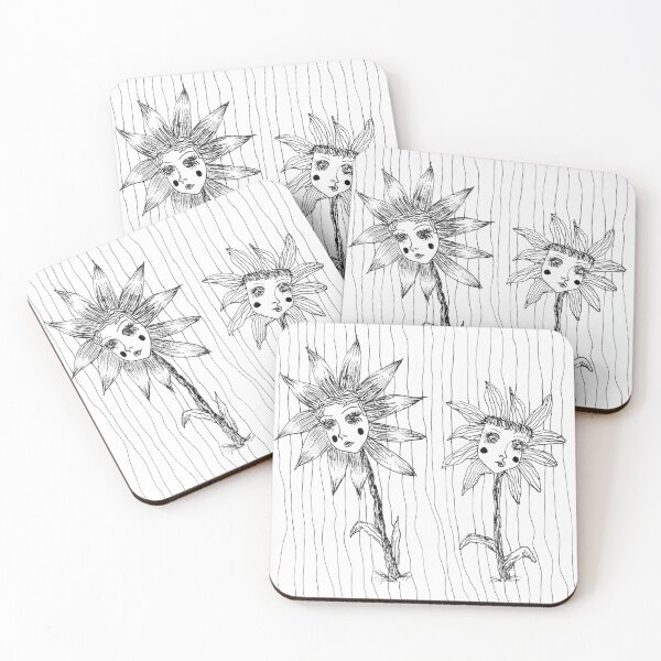 Item preview, Flower Heads Line Art designed and sold by inkxj.