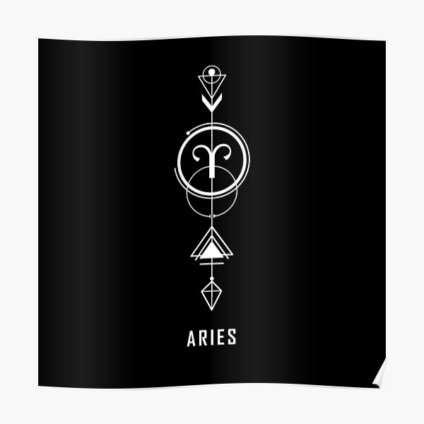 Geometric Aries Posters for Sale | Redbubble