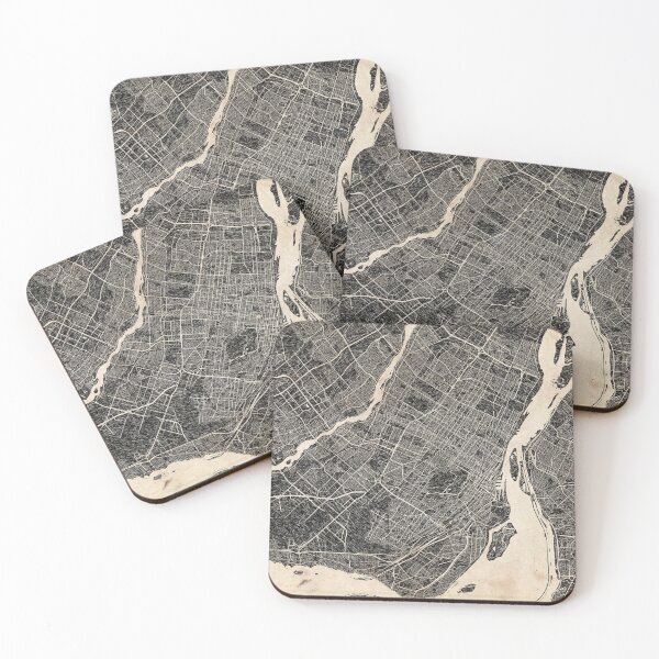 Item preview, MONTREAL map Canada Ink lines designed and sold by InkMaps.