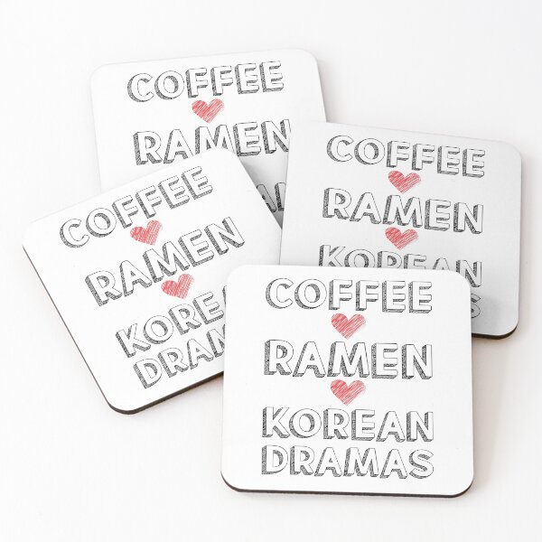 Item preview, Coffee Ramen Korean Dramas designed and sold by AJAD212.