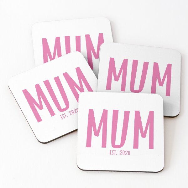 Item preview, Mum est.2020 in Pink designed and sold by SparkPrintsandDesigns.