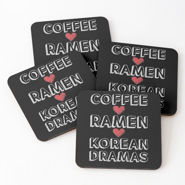 Item preview, Coffee Ramen Korean Dramas designed and sold by AJAD212.