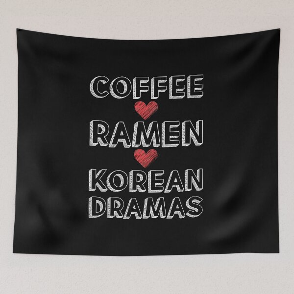Item preview, Coffee Ramen Korean Dramas designed and sold by AJAD212.