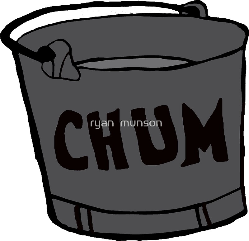 "chum bucket" Stickers by ryan munson Redbubble