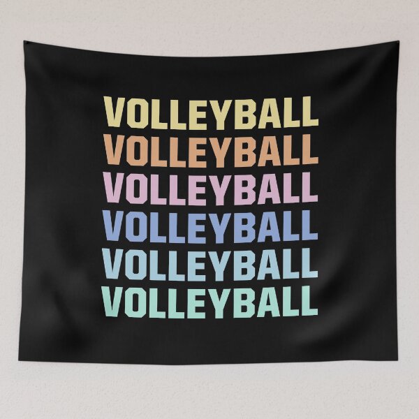 Item preview, Multi Colored Volleyball Rainbow Type designed and sold by JennieCarolina.