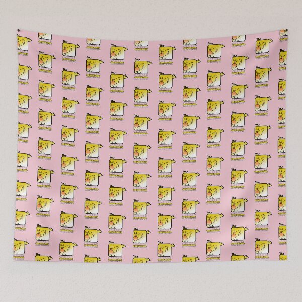 Item preview, Easter Chickling Retro Square Squickling Powder Pink designed and sold by Quooki.