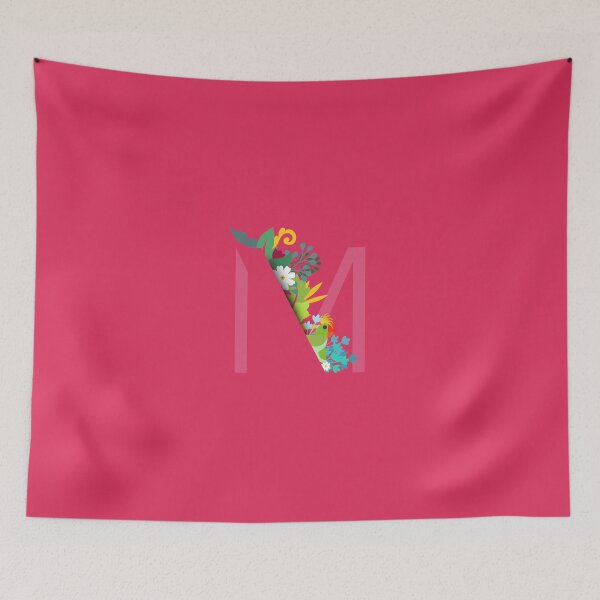 Item preview, Tropical alphabet M designed and sold by TheBWGalerie.