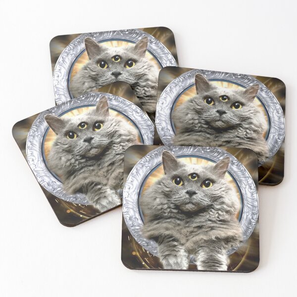 Item preview, Selkirk Rex Regan Third Eye Cat designed and sold by Kimmy  D.