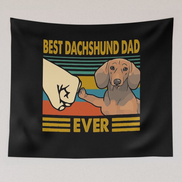 Item preview, Best Dachshund Dad Ever Sausage Dog Doxie Wiener Dog Lover designed and sold by honeyandcotton.