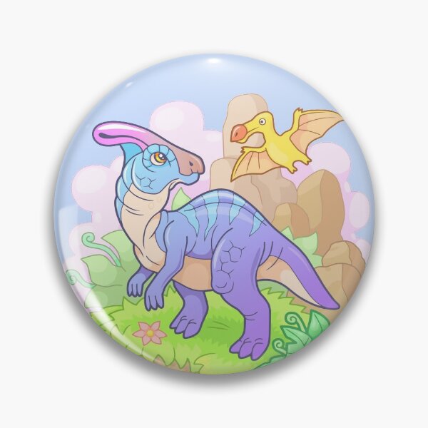 Item preview, cute dinosaur parasaurolophus designed and sold by YMFargon.
