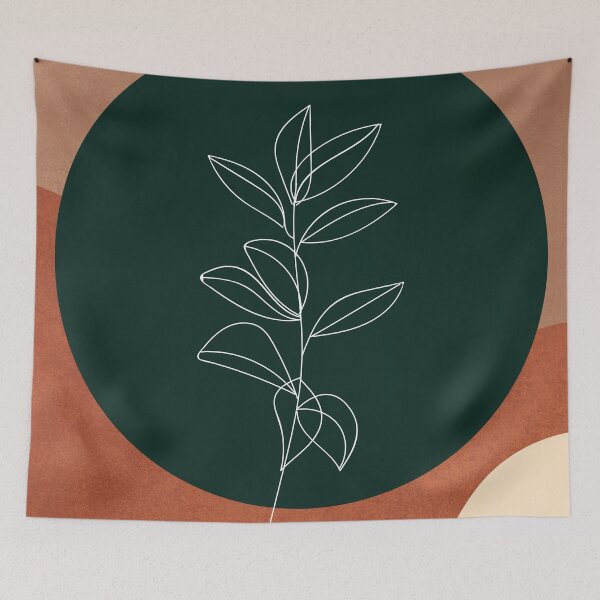 Item preview, Botanical, Geometric, Minimalist, Abstract Art designed and sold by technicolorable_art.
