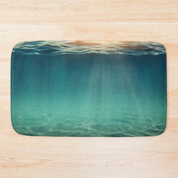 Item preview, Strong Blue Ocean Waves Underwater Sea Ocean Submarine volcano Sea texture sunlight designed and sold by Captain  Shop.