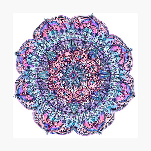 Item preview, Rainbow Mandala designed and sold by SarahTravisArt.