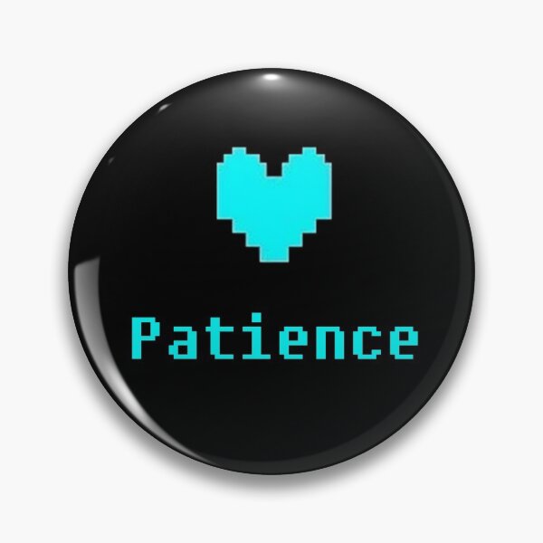 Item preview, Undertale Cyan Soul, Patience designed and sold by WytNyt.