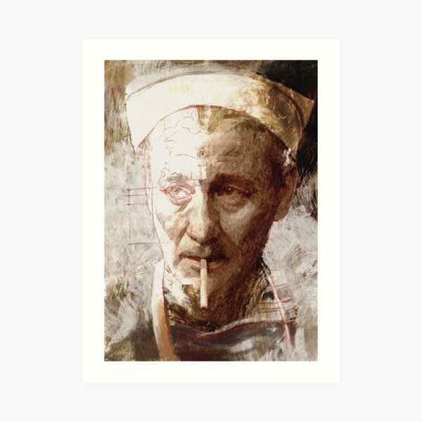 Smoker (621) Art Print