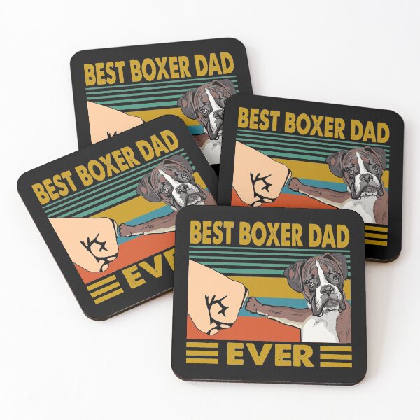 Item preview, Best Boxer Dad Ever Boxer Owner Boxer Dog Lover designed and sold by honeyandcotton.