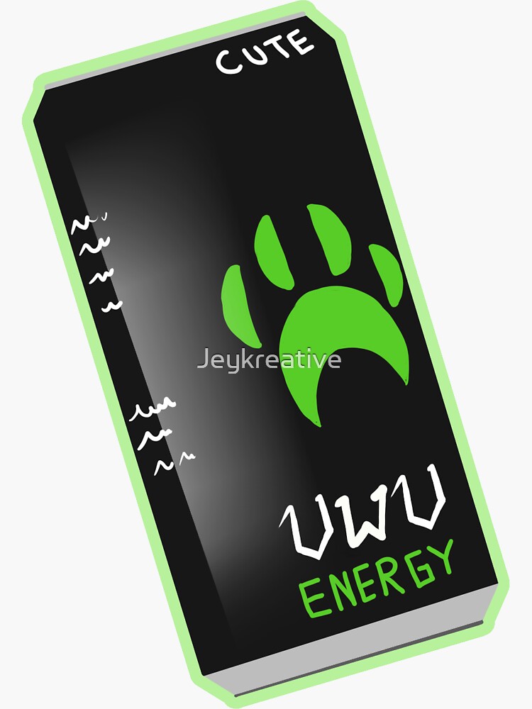 UWU Energy Sticker by Jeykreative