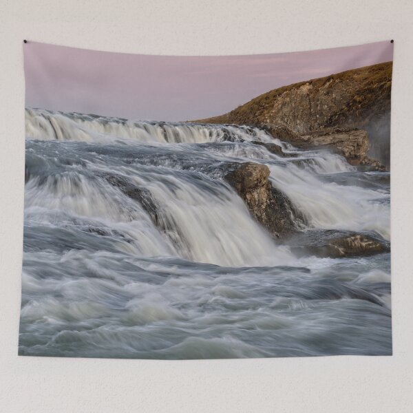 Item preview, Gullfoss Waterfall Flow Iceland designed and sold by Catherine Reading.