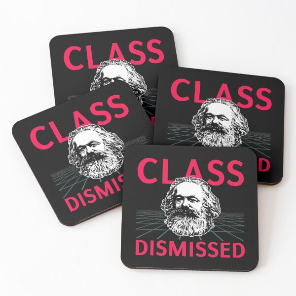 Item preview, Class Dismissed Karl Marx Funny Socialism Communism Pun designed and sold by sillyquestions.