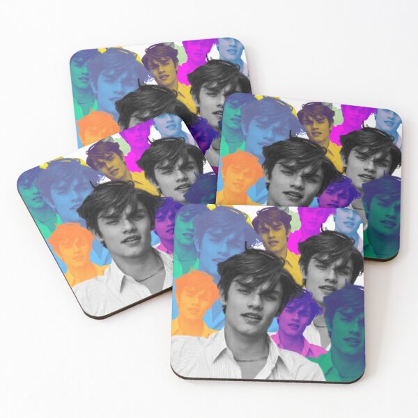 Item preview, Louis Partridge Cute Boy Colorful Collage designed and sold by Beluved.