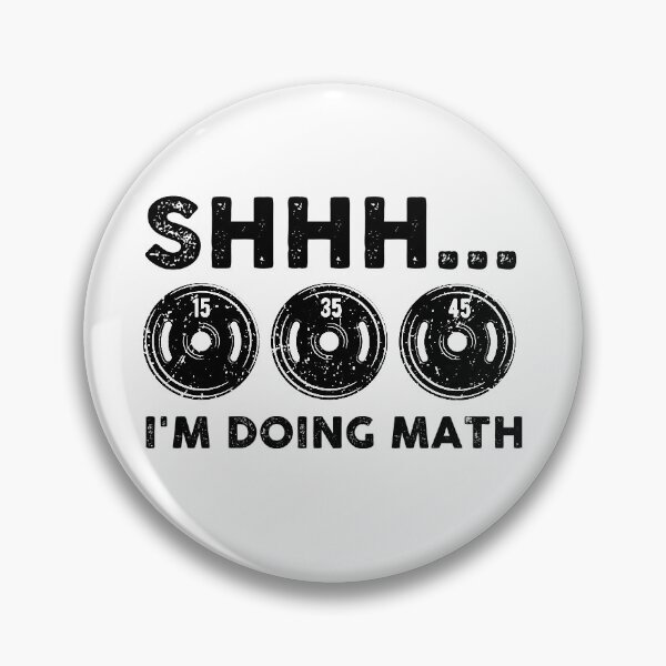 Item preview, Vintage Shhh I'm Doing Math Gym Squat Lover Funny Lifting Tank Top designed and sold by Catherine8899.