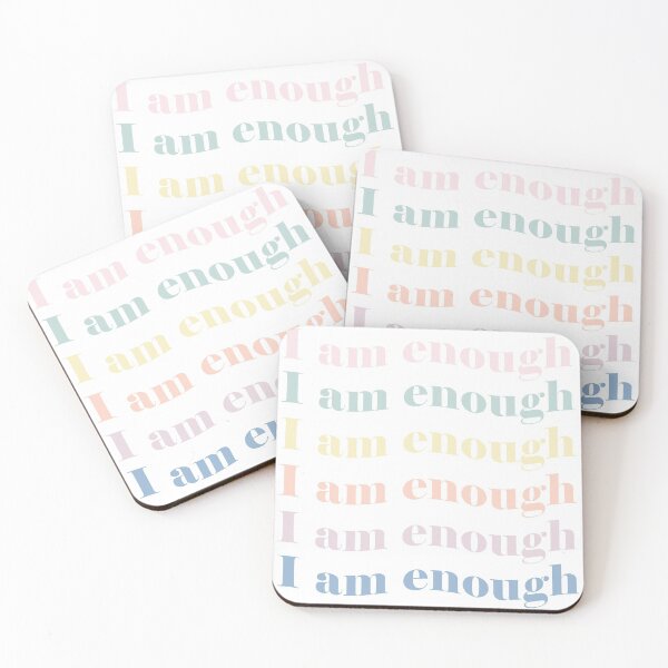 Item preview, I am enough wavy rainbow  designed and sold by Nisecheese.