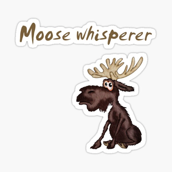 Item preview, Moose whisperer designed and sold by Sergey Ilyin.