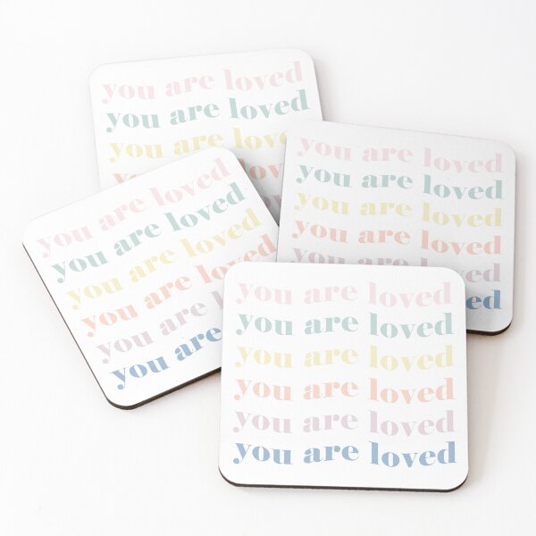Item preview, You are loved rainbow wavy  designed and sold by Nisecheese.