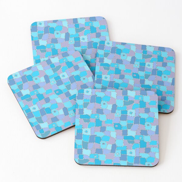 Item preview, Patchwork Quilt  // Periwinkle designed and sold by The Wellington Boot.